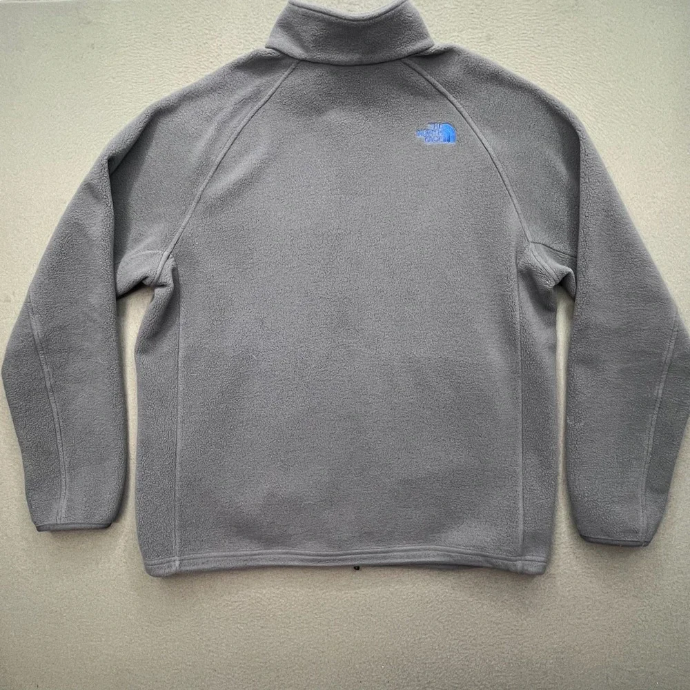 The North Face Men Jacket Gray Blue Polyester XL Full Zip T164 Gorpcore Outdoor